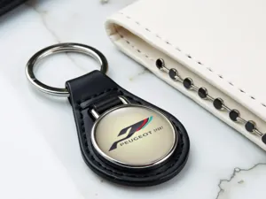 Peugeot Meilleur Porte-clé Cuir Haut Look Drift